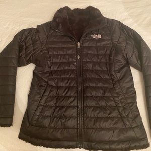 Reversible North Face coat. Girls Size 10/12